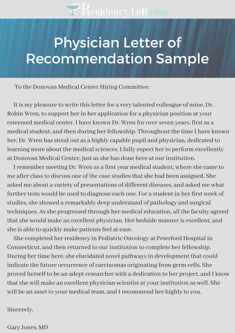 Letter Of Recommendation From Doctor Luxury top Physician Letter Of Re Mendation Reference