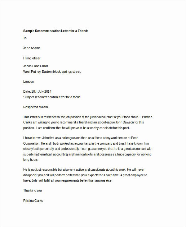 Letter Of Recommendation Mba New Examples Of Re Mendation Letter