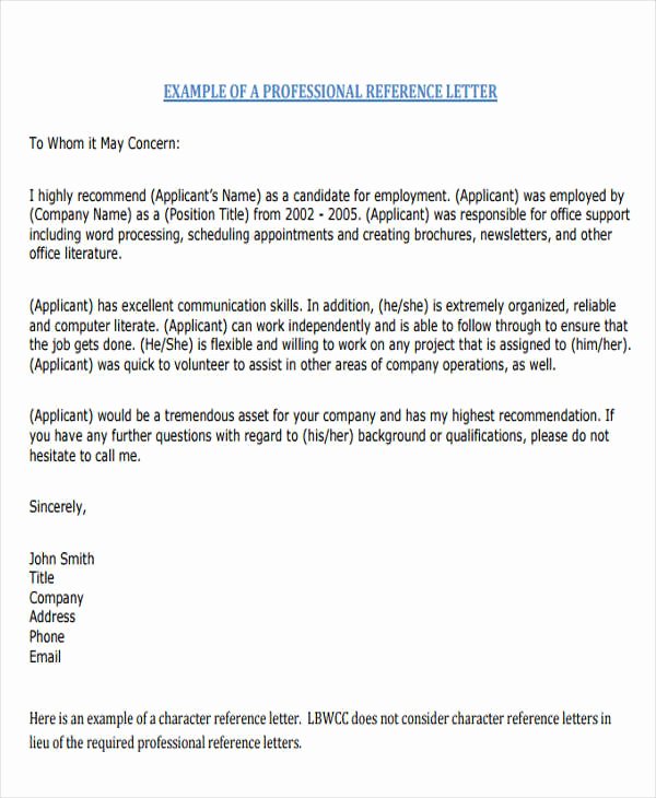 Letter Of Recommendation Nursing Luxury Nursing Reference Letter Templates 12 Free Word Pdf