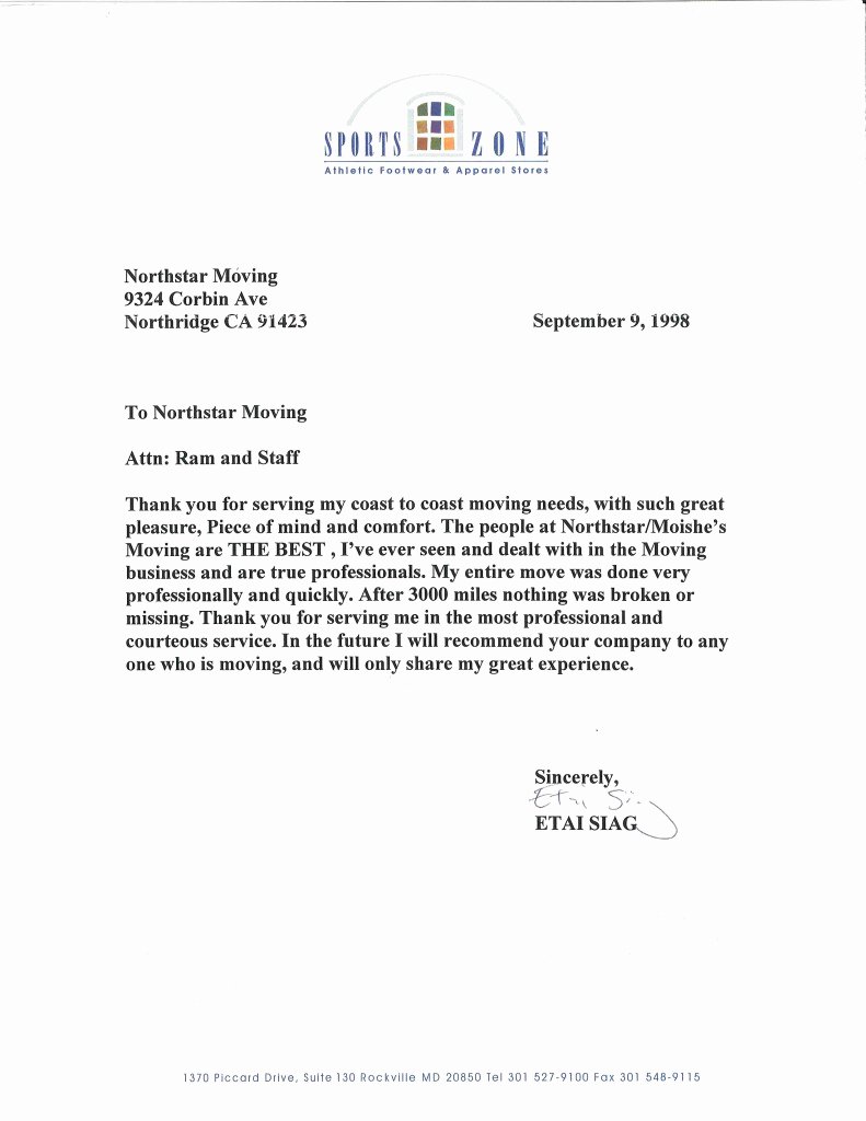 Letter Of Recommendation Peer Best Of Re Mendation Letter From Sports Zone