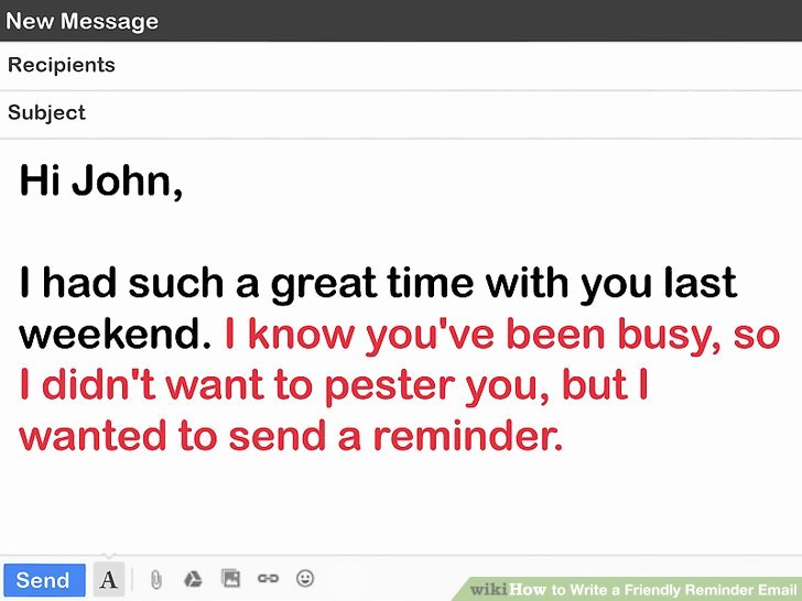 Letter Of Recommendation Reminder Email Best Of How to Write A Friendly Reminder Email 12 Steps with
