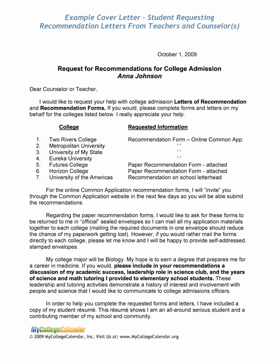 Letter Of Recommendation Request form Best Of 43 Free Letter Of Re Mendation Templates &amp; Samples
