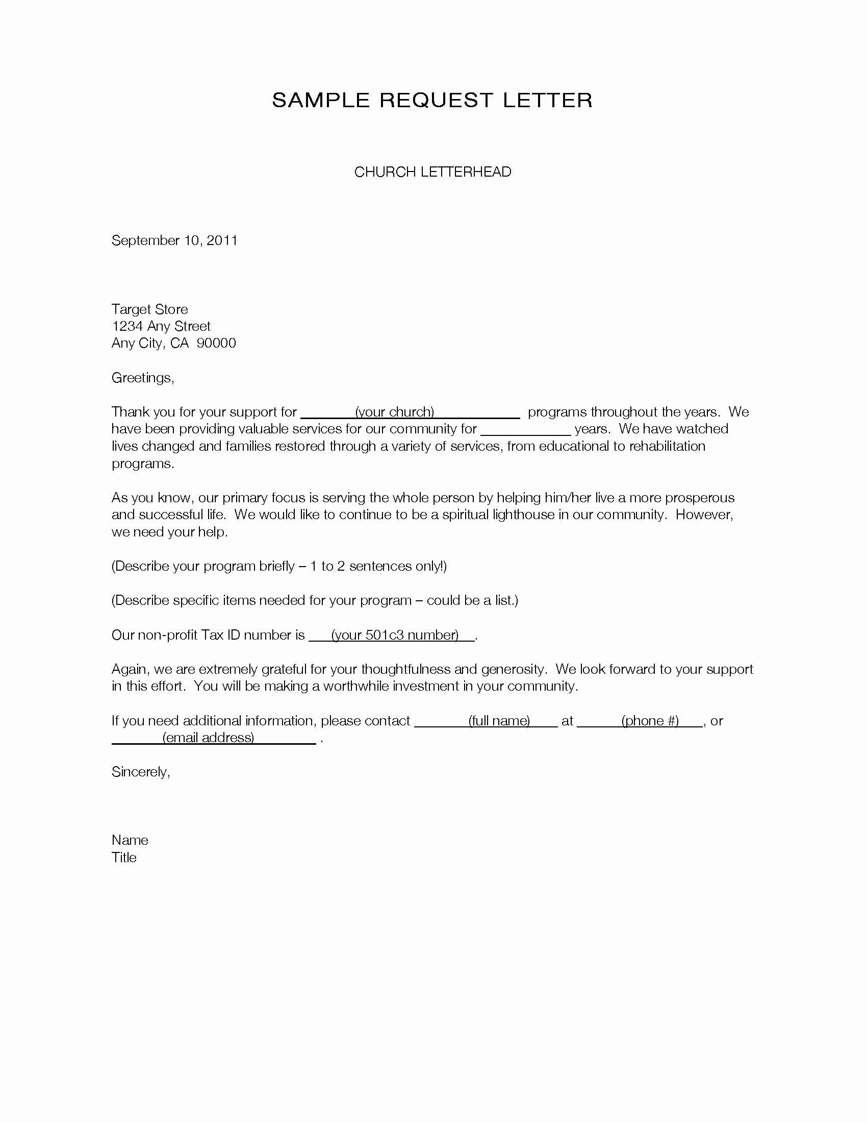 Letter Of Request format Best Of October 2011