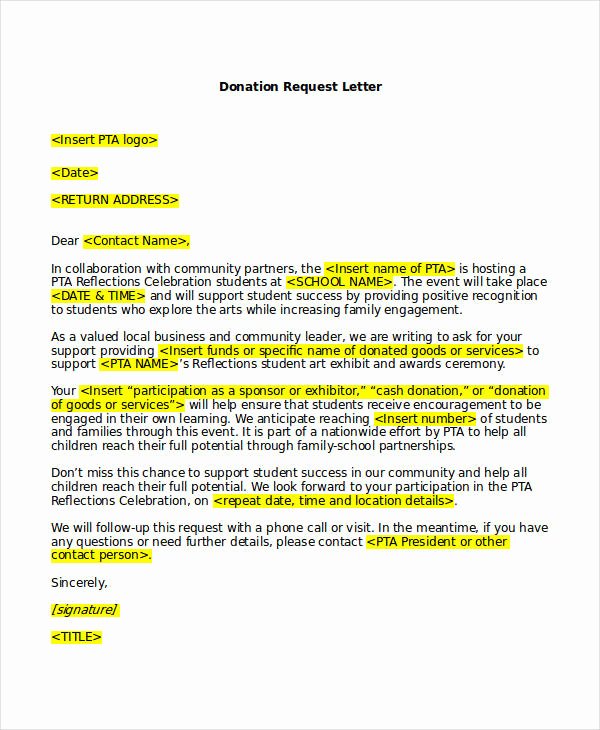 Letter Of Request format Unique 18 Request Letter Templates Pdf Doc
