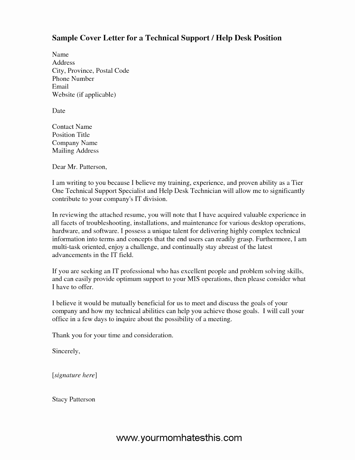 Letter Of Support format Best Of Cover Letter Samples Download Free Cover Letter Templates