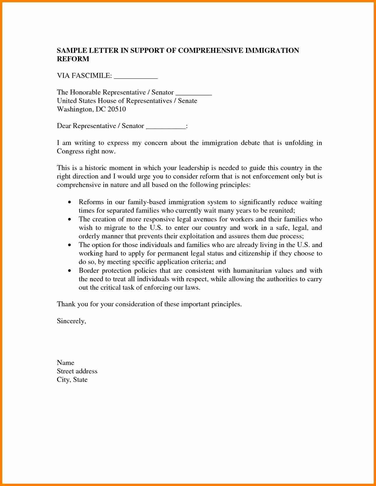 Letter Of Support format Fresh 5 Immigration Letter Of Support for A Friend