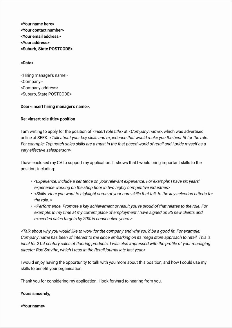 Letter Outline Template New Cover Letter Template