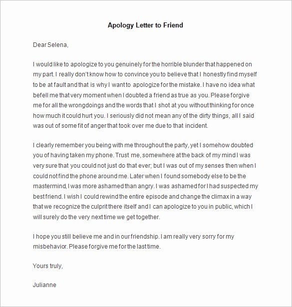 Letter to A Friend format Beautiful 36 Friendly Letter Templates – Free Sample Example