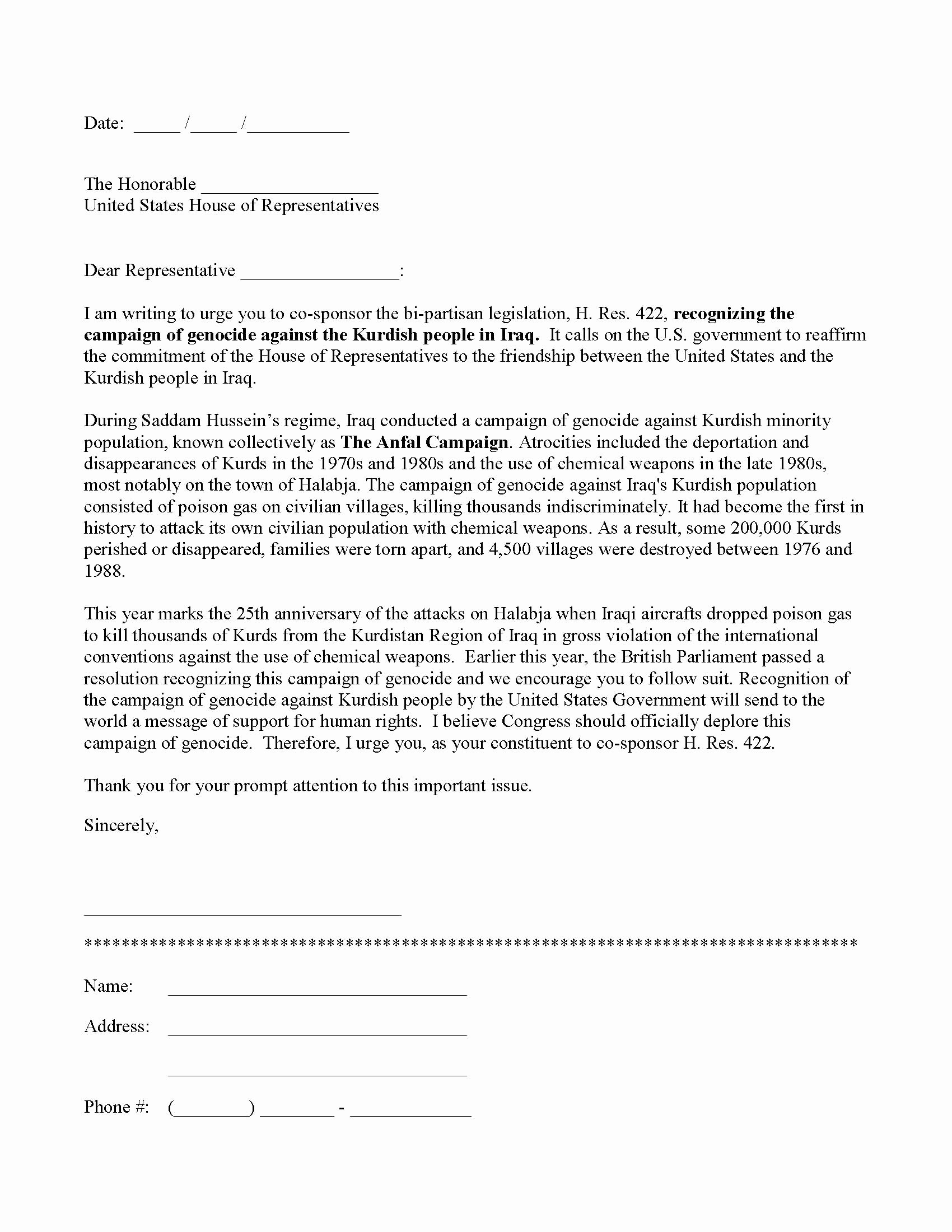 Letter to Congressman format Awesome Letter to Representative format Cover Letter Samples