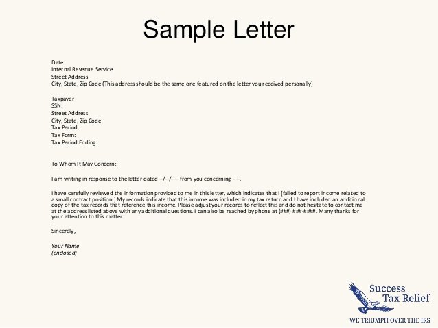 Letter to Irs format Awesome How to Write A Letter Of Explanation to the Irs From
