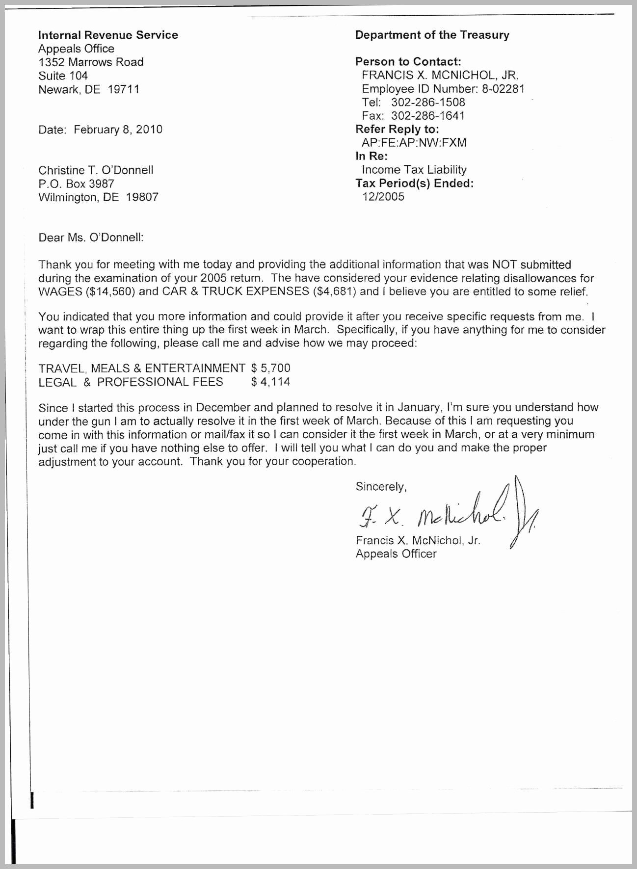 Letter to Irs format Best Of New Tax Penalty Waiver Request Letter Sample