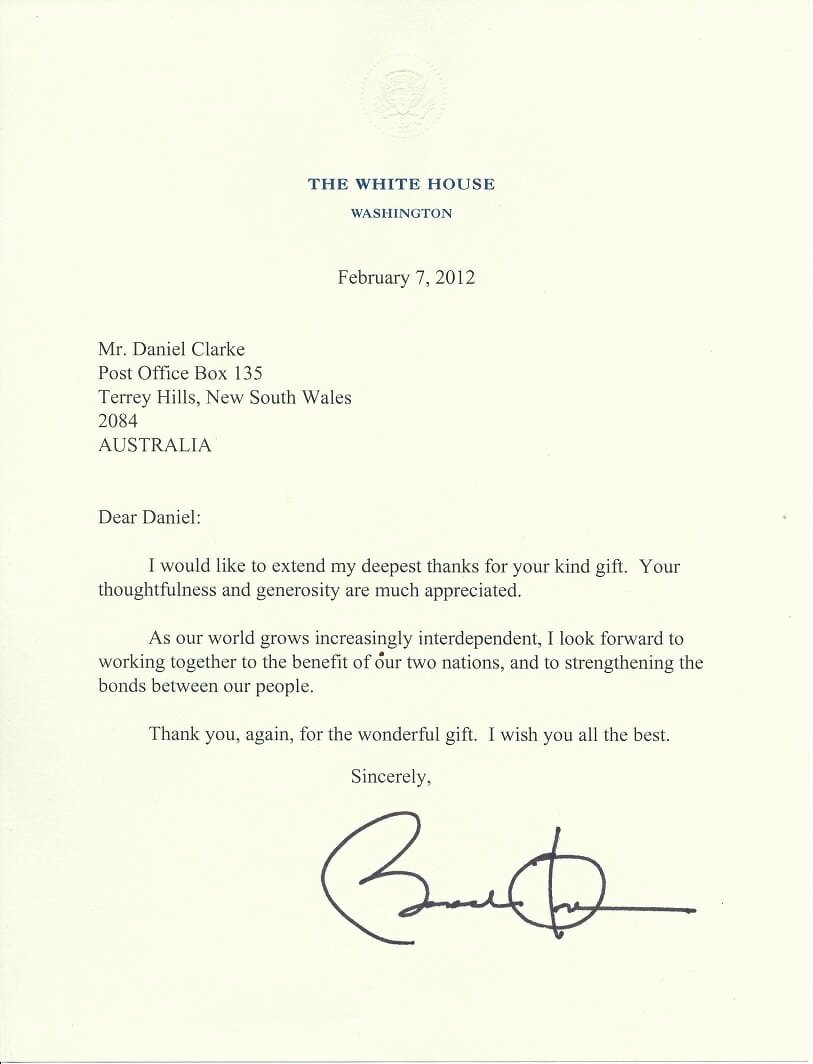 Letter to President format New Letter From the President