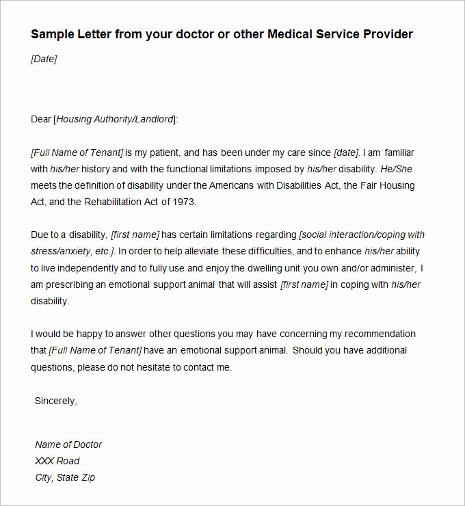 Letter to Referring Physician Template Inspirational Doctor Letter Template – 16 Free Word Excel Pdf format