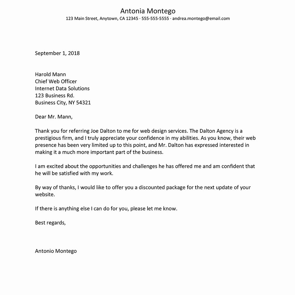Letter to Referring Physician Template Unique 9 Thank You Letter to Referring Physician Template