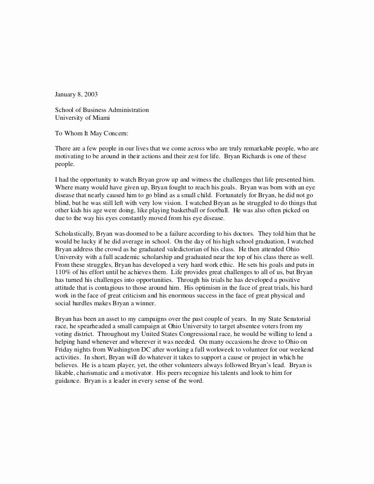 Letter to Senator format Fresh Letter Of Re Mendation Us Representative Timothy Ryan
