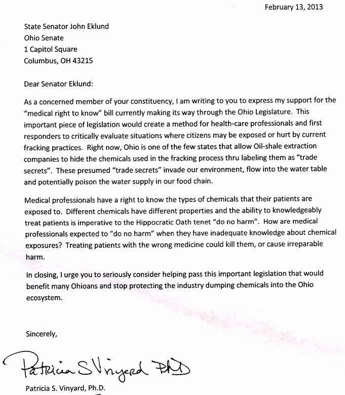 Letter to Senator format Lovely Sample Advocacy Letter to Senator Cover Letter Samples
