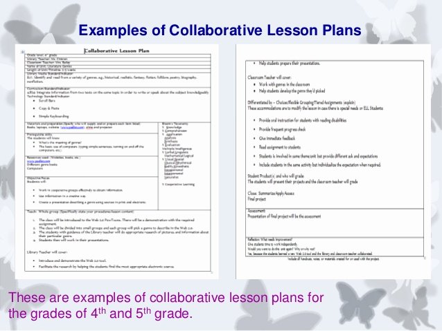 Library Lesson Plan Template Elegant Collaborative Partnerships Between the Library and