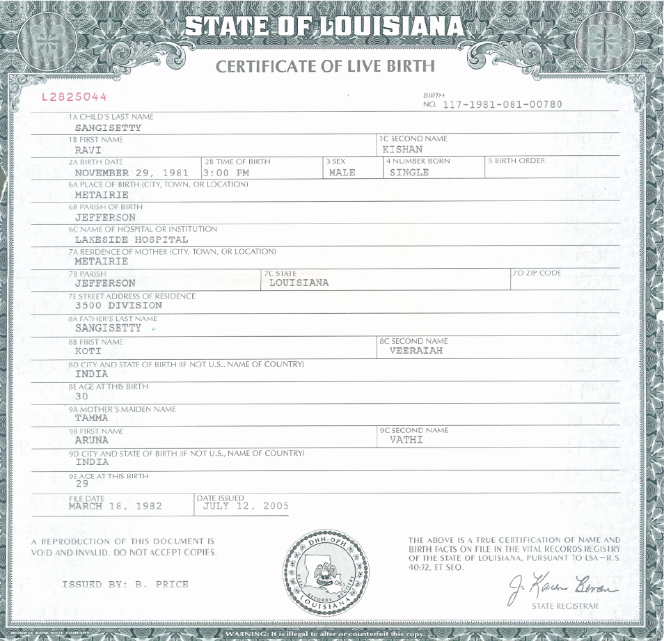 Long form Birth Certificate Sample Awesome Everything is About the Birth Certificate