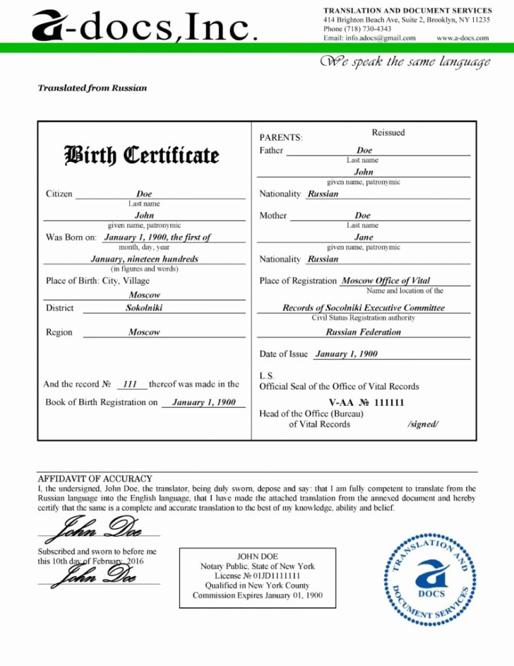 Long form Birth Certificate Sample Best Of Example Birth Certificate Financial Letter Sample In