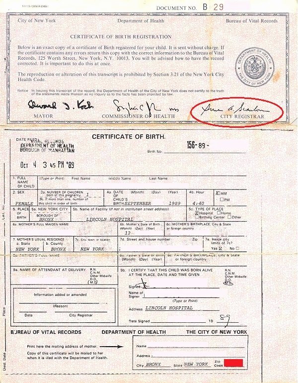 new york apostille for birth certificate