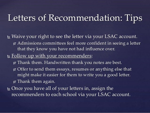 Lsac Letter Of Recommendation form Best Of A Guide to Applying to Law School Powerpointral Cavner
