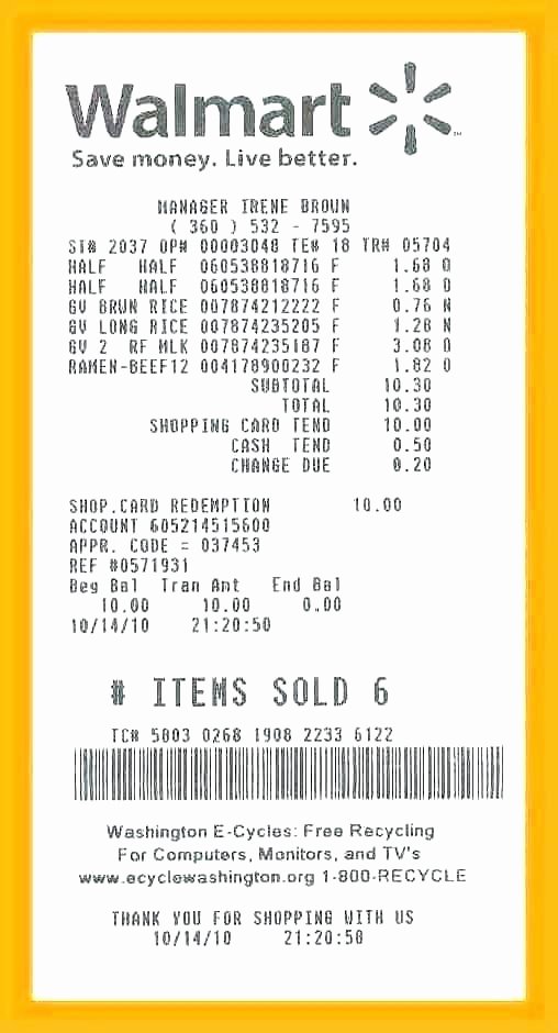 Make Fake Walmart Receipt Awesome Item Number Lookup Walmart Receipt Free Download • Oasis Dl