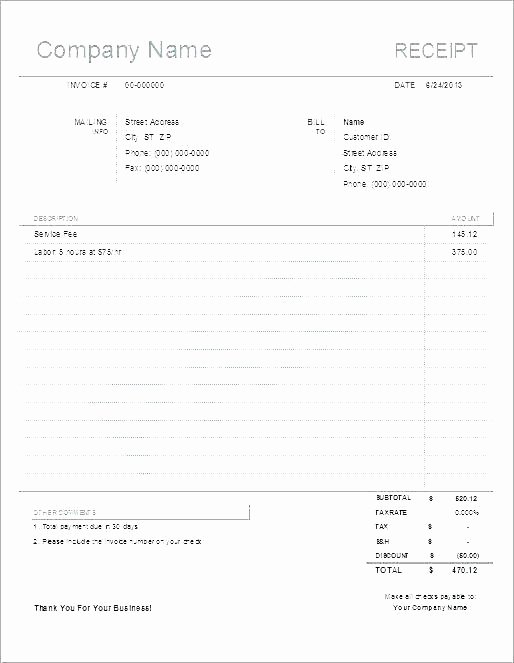 Make Your Own Receipt Book Beautiful Make Your Own Receipt Template Template Simple Create Your