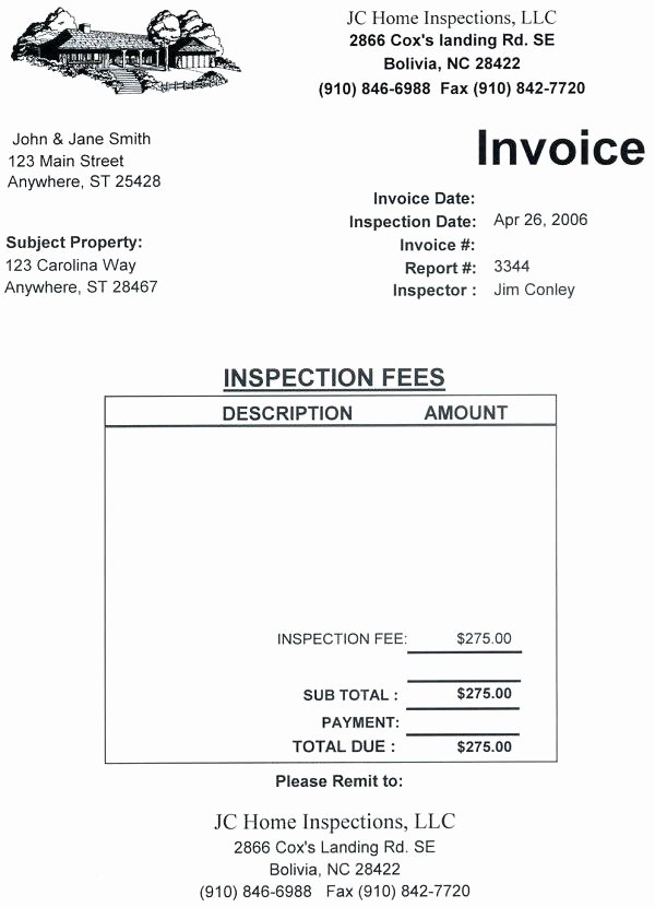 Make Your Own Receipt Book Lovely Inspection Fee Invoice 12 Stereotypes About Inspection Fee