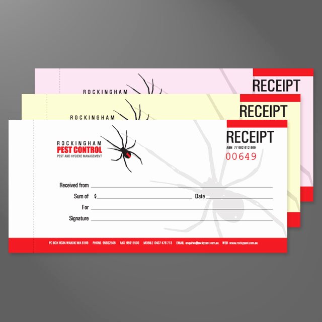 Make Your Own Receipt Book Lovely Invoice Books Quote Books Receipt Books Printed Free