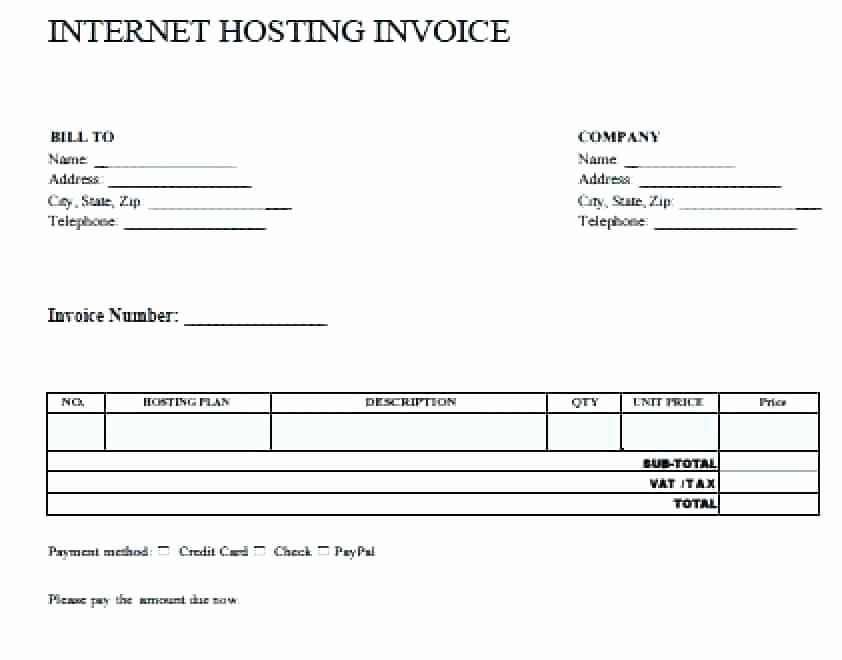 Make Your Own Receipt Book Luxury Invoice Bill format Unique Template Quickbook Download