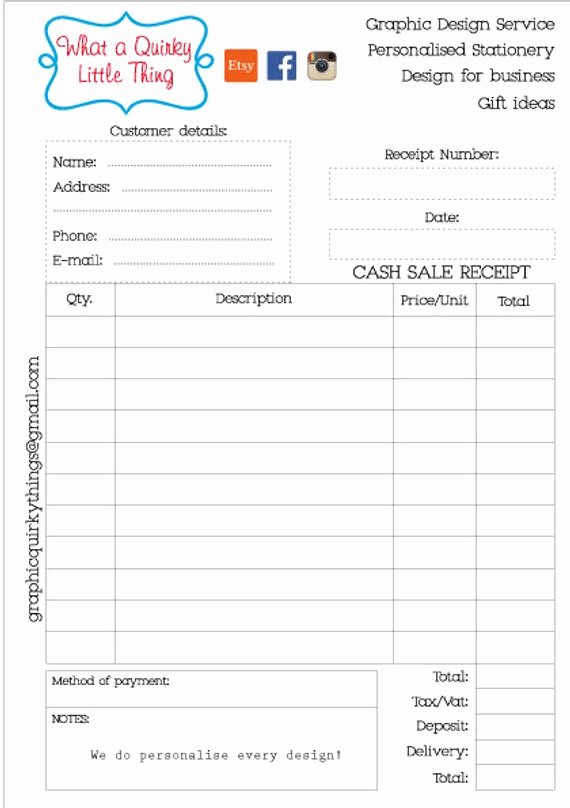 Make Your Own Receipt Book New Cash Receipt Book Printable Petty Cash Receipt Receipt