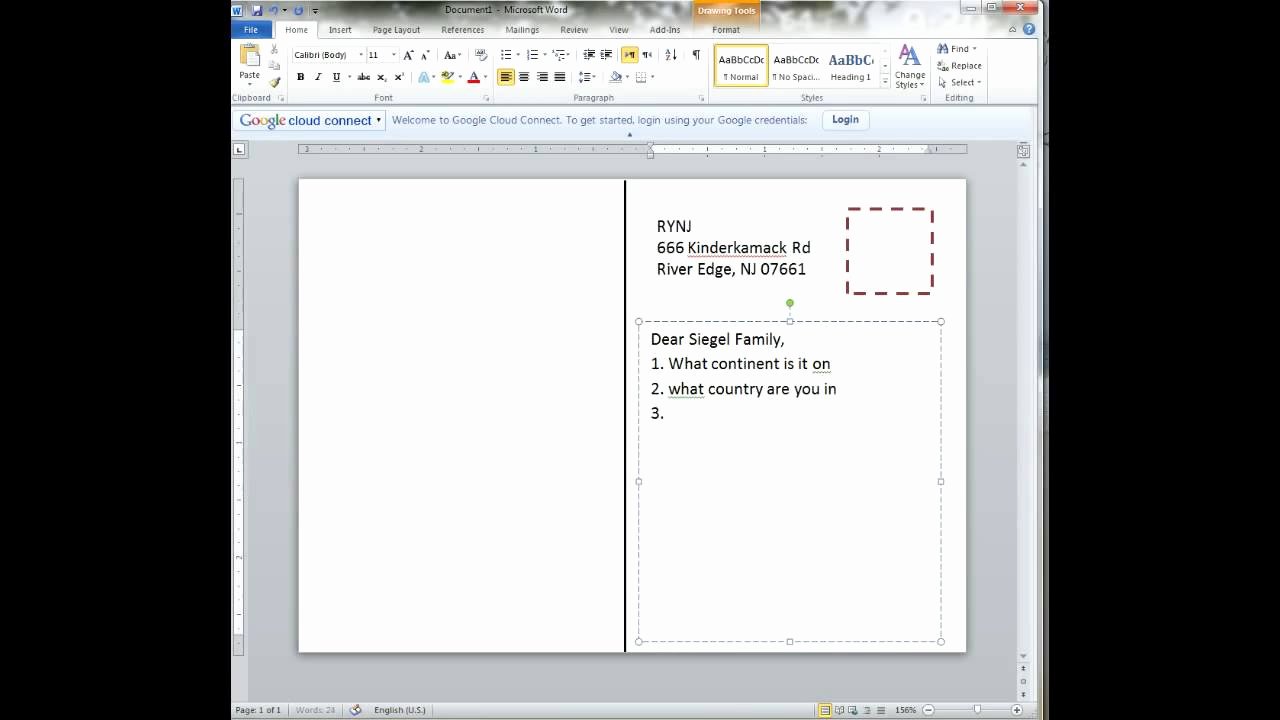 Making A form In Word Beautiful Creating A Postcard In Word