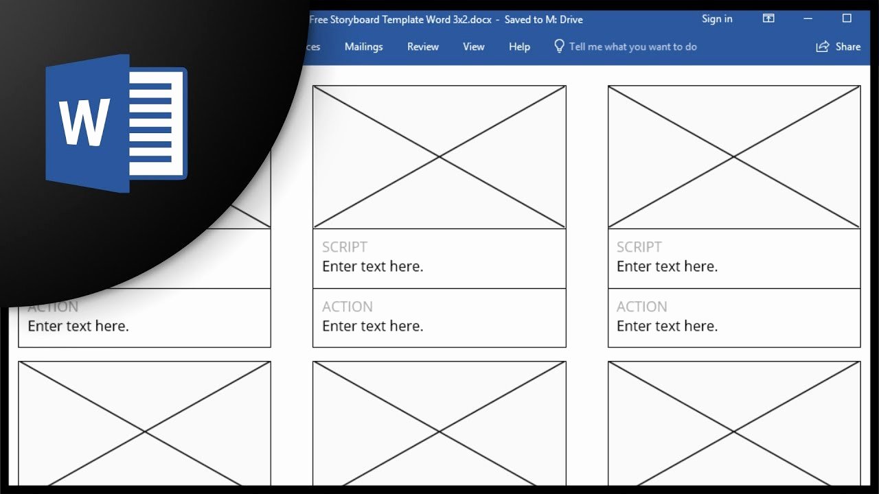 Making A form In Word Beautiful Free Storyboard Templates for Microsoft Word