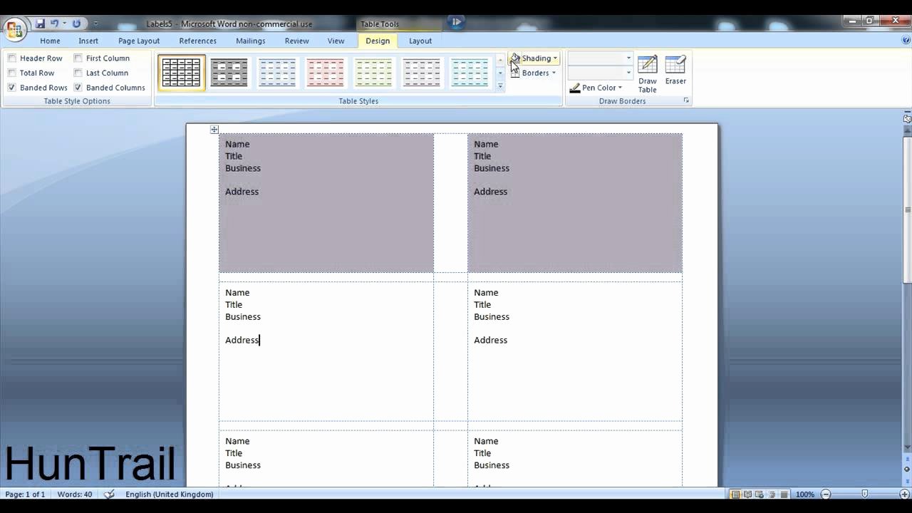 Making A form In Word Elegant How to Make A Business Card On Microsoft Word Hd