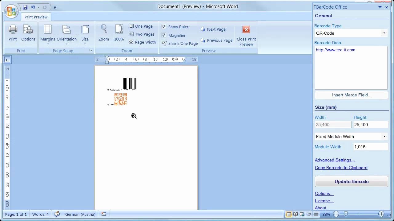 Making form In Word Fresh Barcode Add In for Microsoft Word All Versions