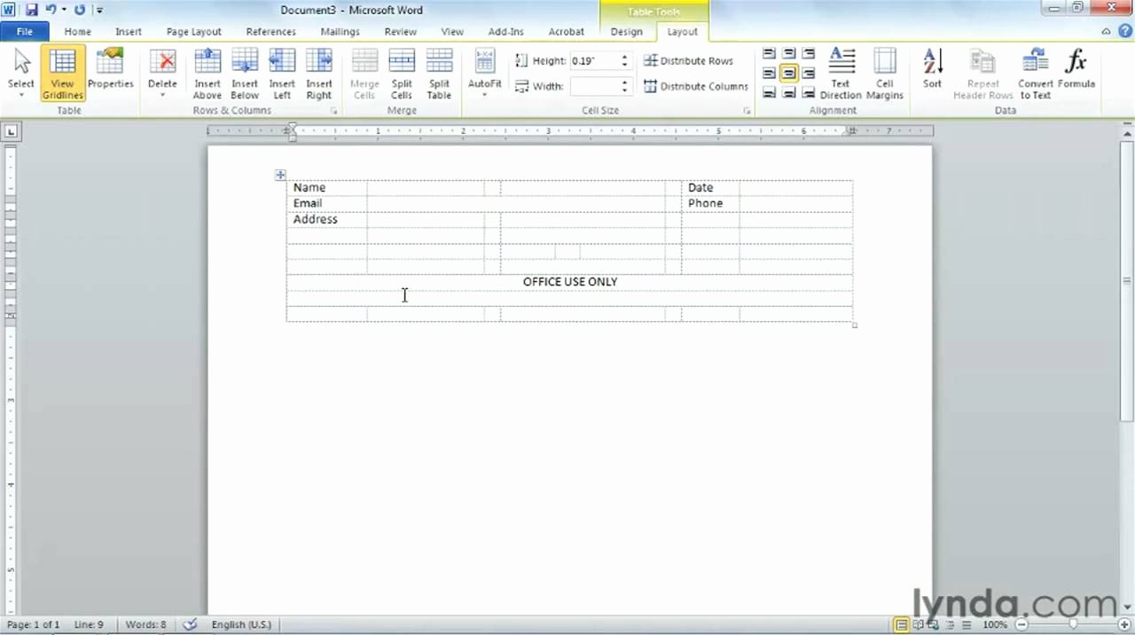 Making form In Word Unique Microsoft Word Creating Professional Looking forms