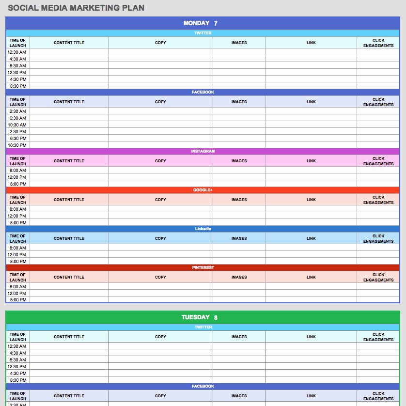 Marketing Communications Plan Template Unique Free Marketing Timeline Tips and Templates Smartsheet