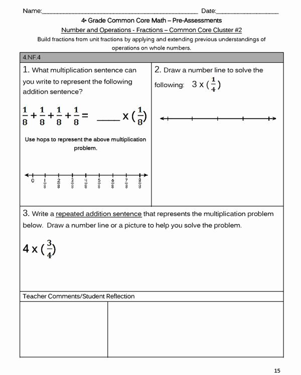 Math Lesson Plan Template Luxury 4th Grade Math Lesson Plan Template – Mon Core Math