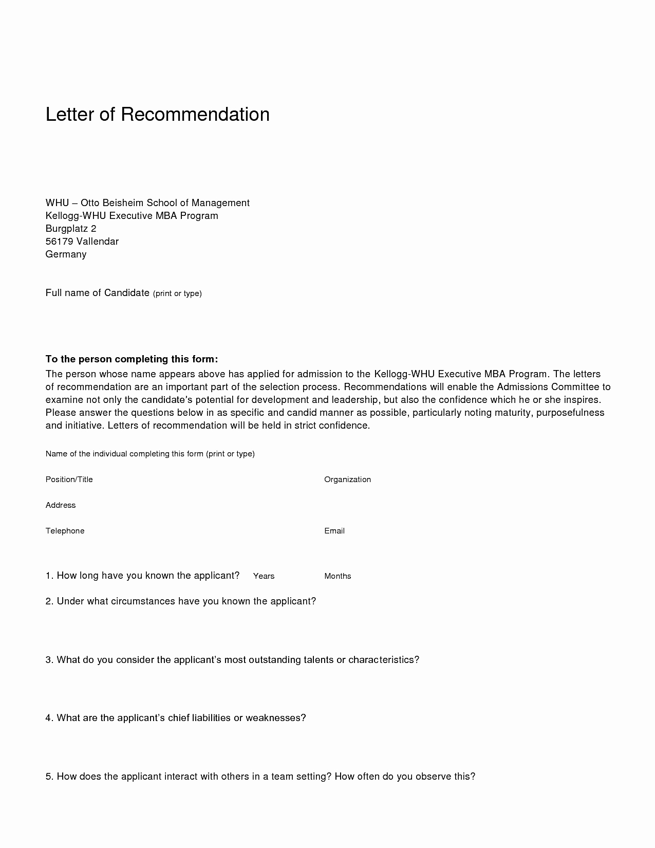 Mba Recommendation Letter Examples New Business Reference Letter Template Example Mughals