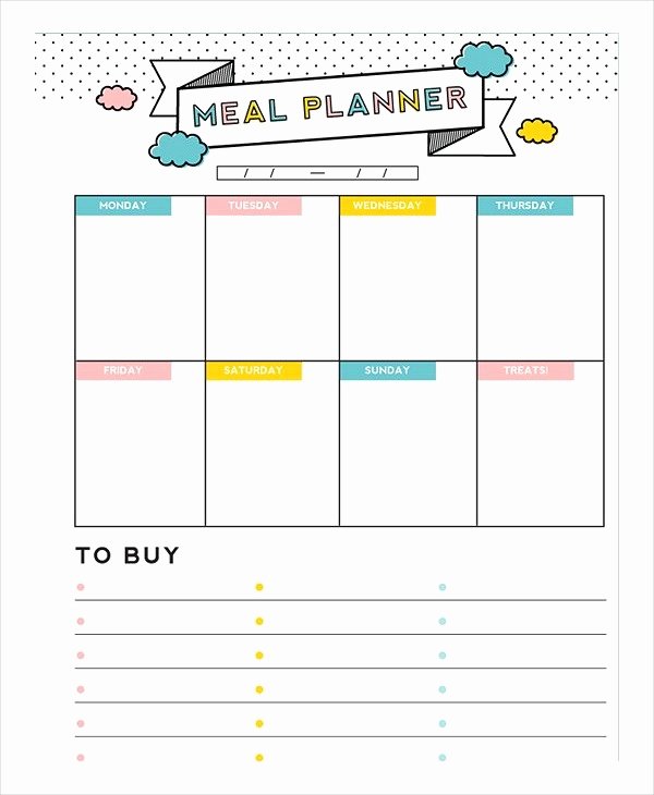 Meal Plan Template Word Lovely Meal Plan Template – 18 Free Word Pdf Psd Vector