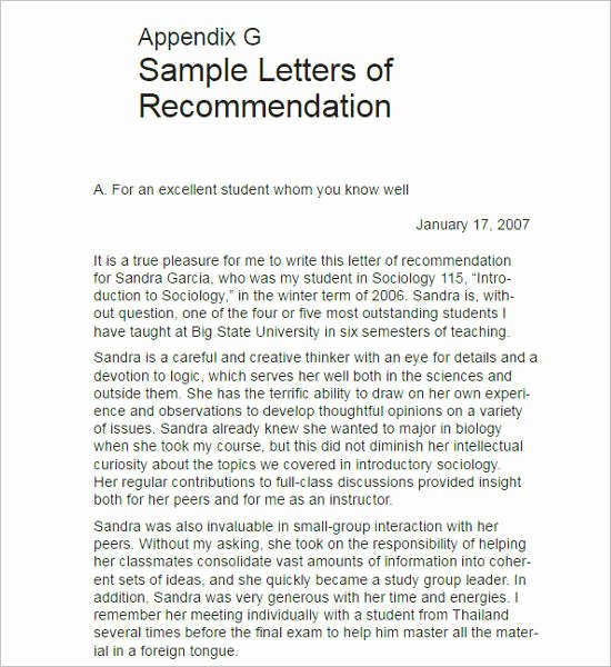Med School Letter Of Recommendation Best Of 55 Re Mendation Letter Template Free Word Pdf formats