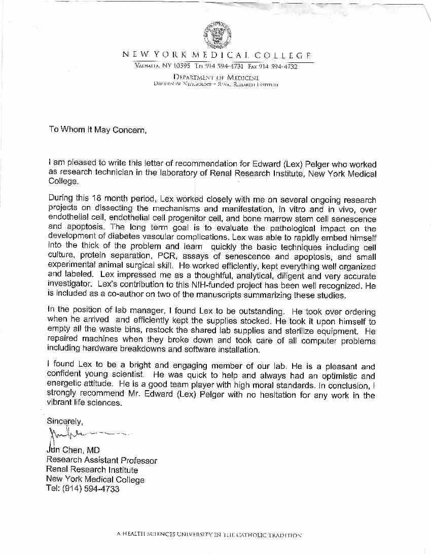 Med School Recommendation Letter Sample Luxury How to Write A Re Mendation Letter for Students