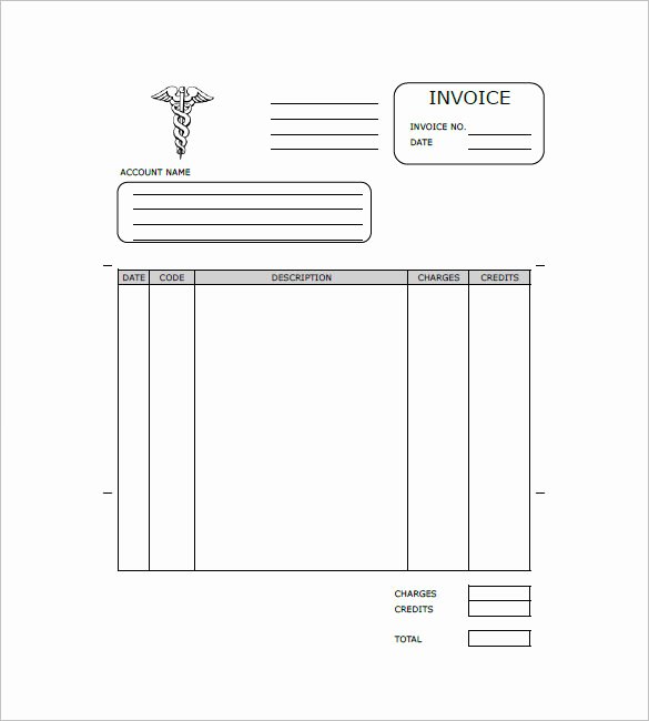 Medical Bill Template Pdf Inspirational Medical and Health Invoice Templates 14 Free Word