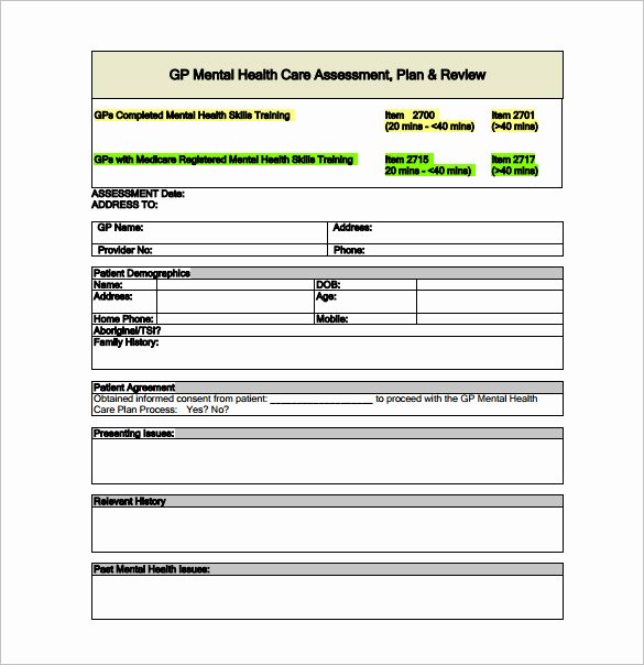 Mental Health Safety Plan Template Luxury Mental Health Treatment Plan Template Download