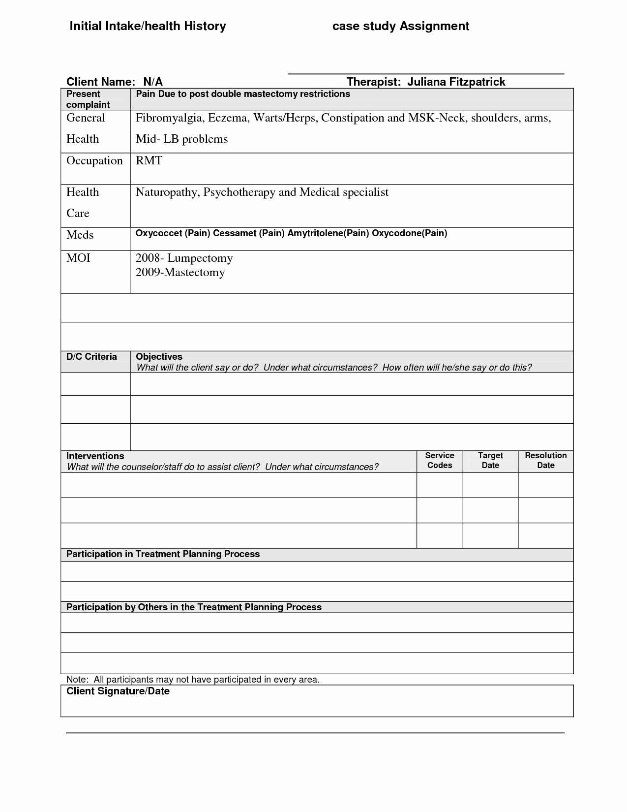 Mental Health Safety Plan Template New Mental Health Treatment Plan Examples