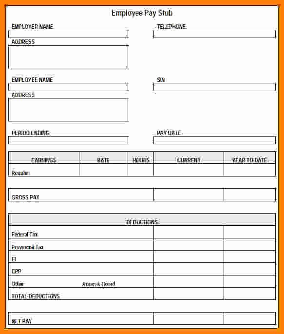 Microsoft Word Check Template Unique 6 Blank Payroll Check Template