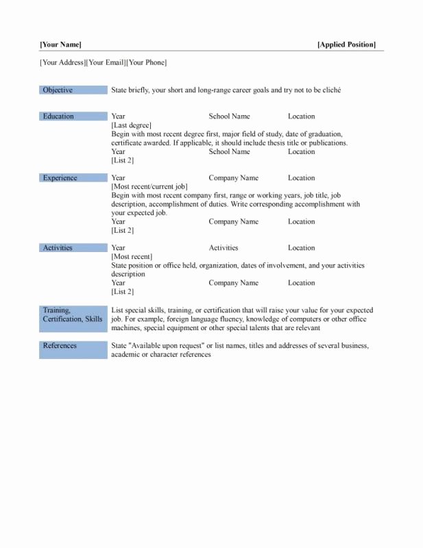 Microsoft Word Lesson Plan Template Unique Simple Lesson Plan Template Word