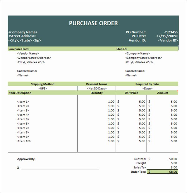 Microsoft Word Purchase order Template Luxury Purchase order Template 18 Download Free Documents In