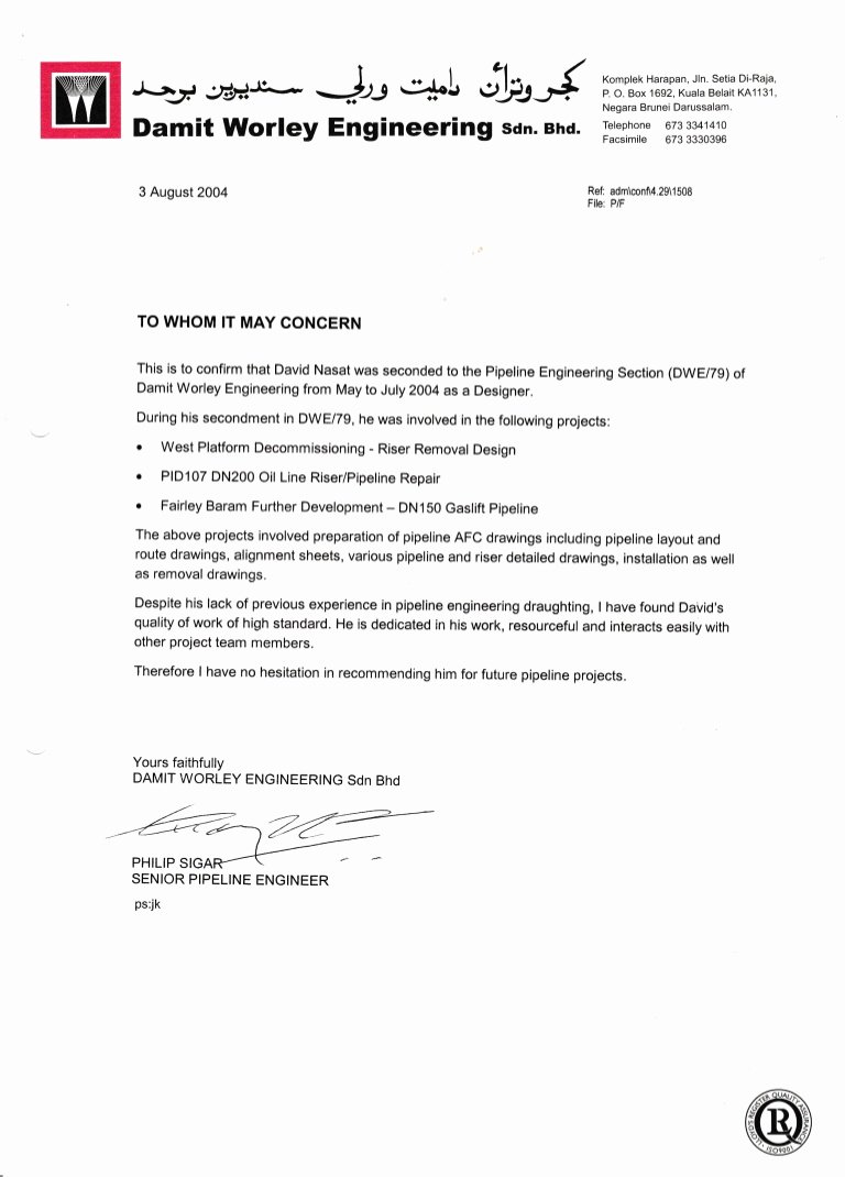 Mit Letter Of Recommendation Best Of 06 Re Mendation Letter From Hod Pipeline Damit