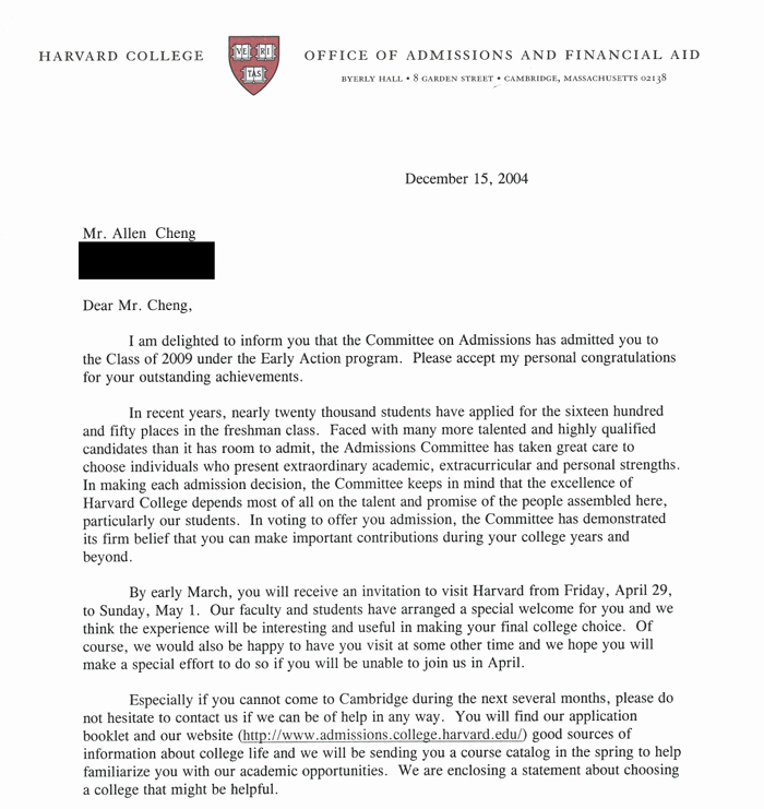 Mit Letter Of Recommendation Elegant My Successful Harvard Application Plete Mon App